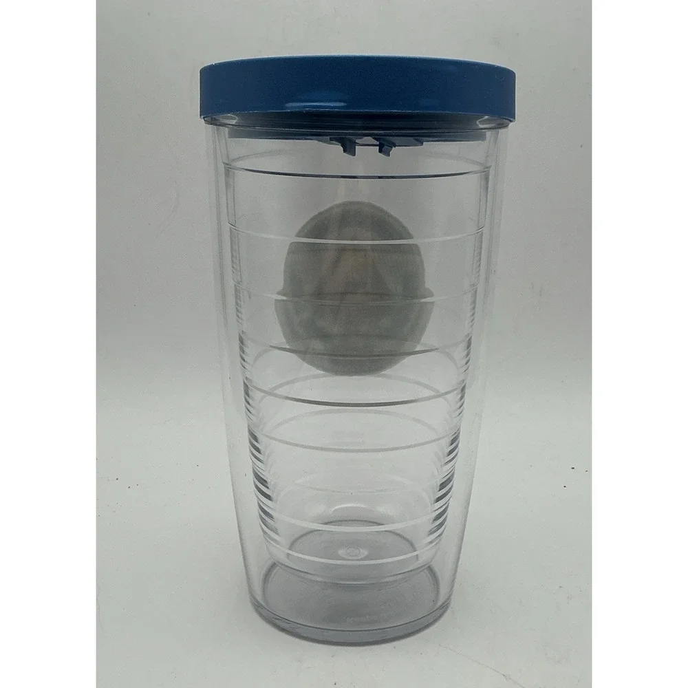 Pair of Tervis 16oz Tumblers Clear Insulated Chesapeake Medical Systems Patch